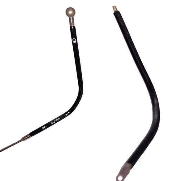 Lauren Hutton Ebony Eyeglass Frames Tortoiseshell Inner 135 - Picture 9 of 16